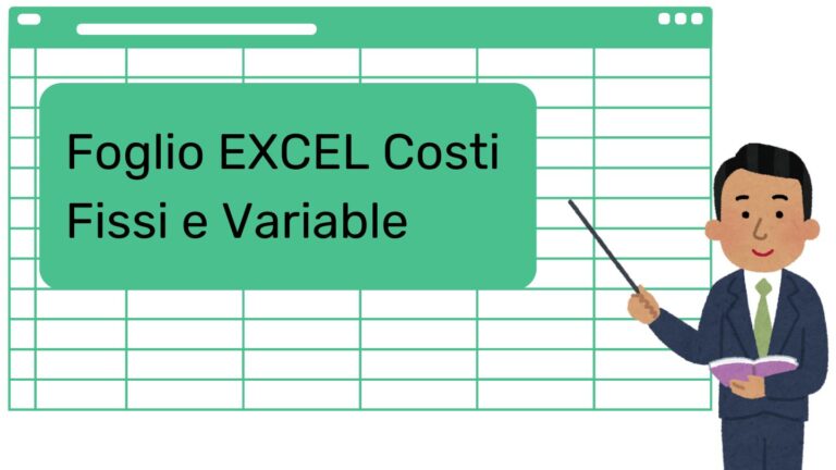 foglio excel costi fissi e variabili