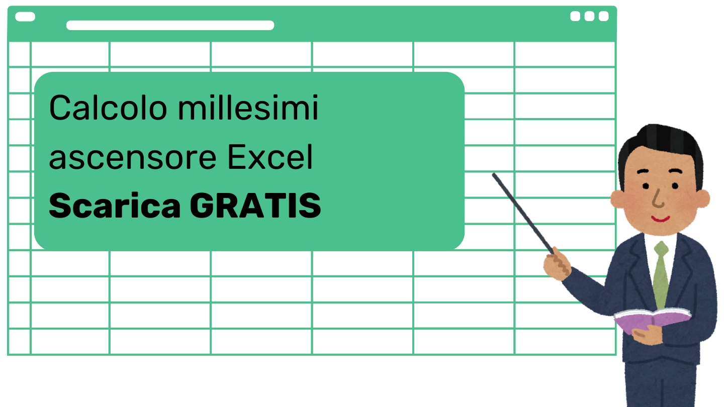 Calcolo Spese Condominiali In Base Ai Millesimi Excel Foglio Excel per il Calcolo Millesimi Ascensore 2025