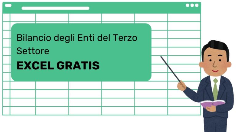 Foglio Excel Bilancio degli Enti del Terzo Settore