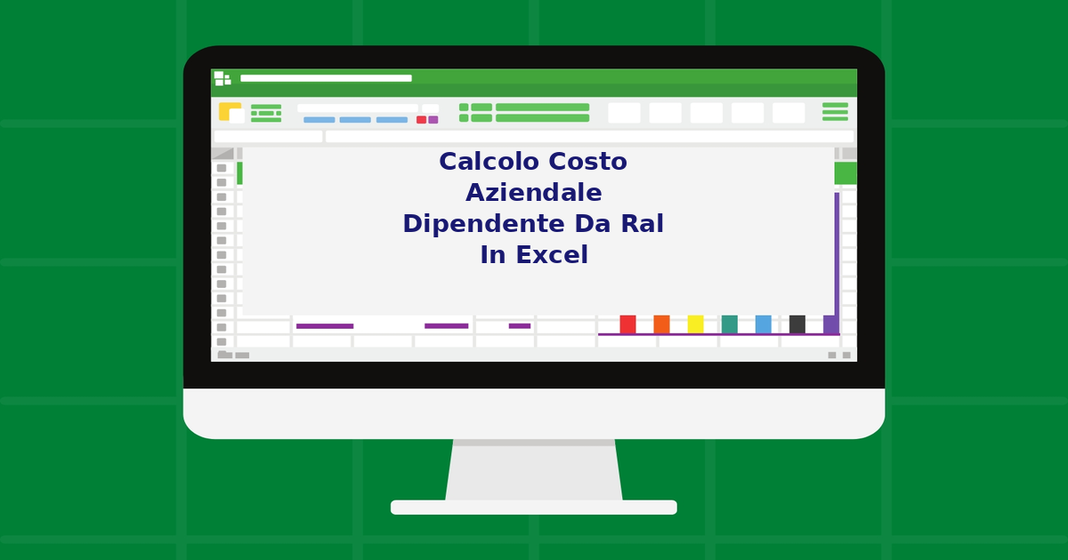 Calcolo costo aziendale dipendente da RAL in Excel
