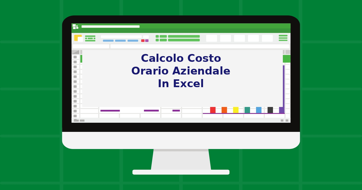 Calcolo costo orario aziendale in Excel