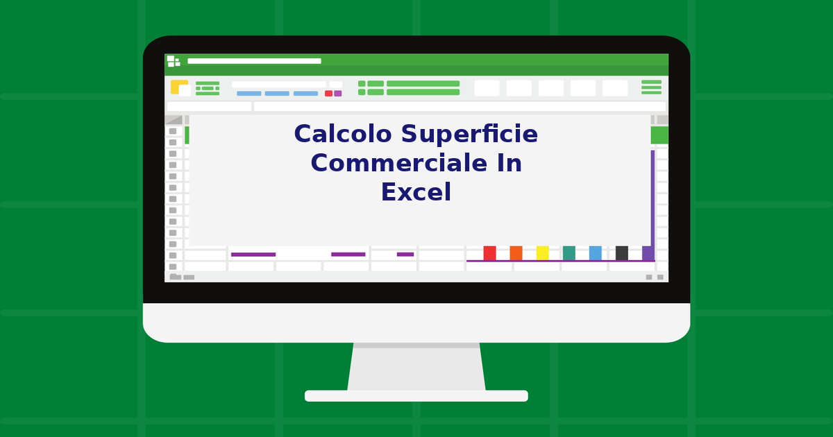 Calcolo superficie commerciale in Excel