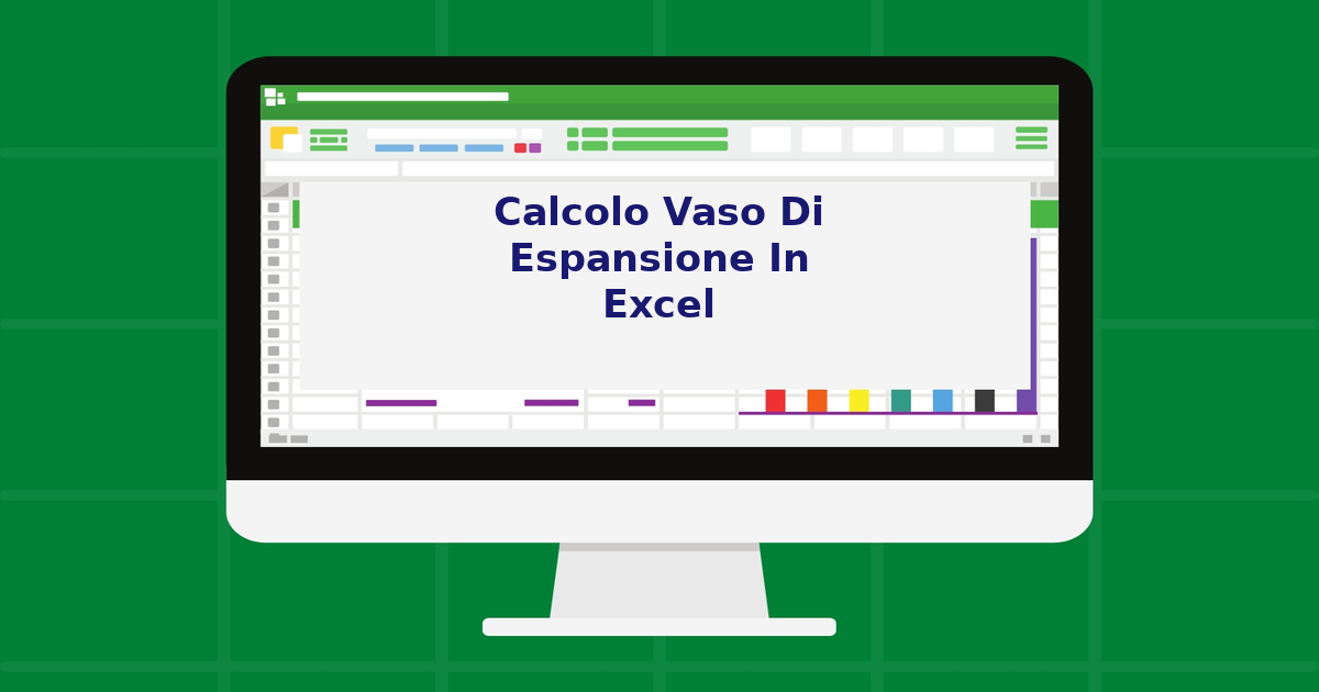 Calcolo vaso di espansione in Excel