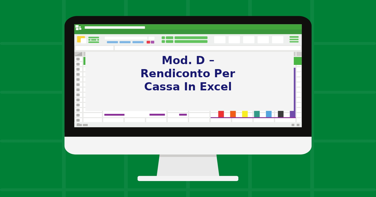 Mod. D – Rendiconto per cassa in Excel